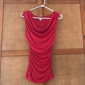 H & M red fitted sexy yet classy top